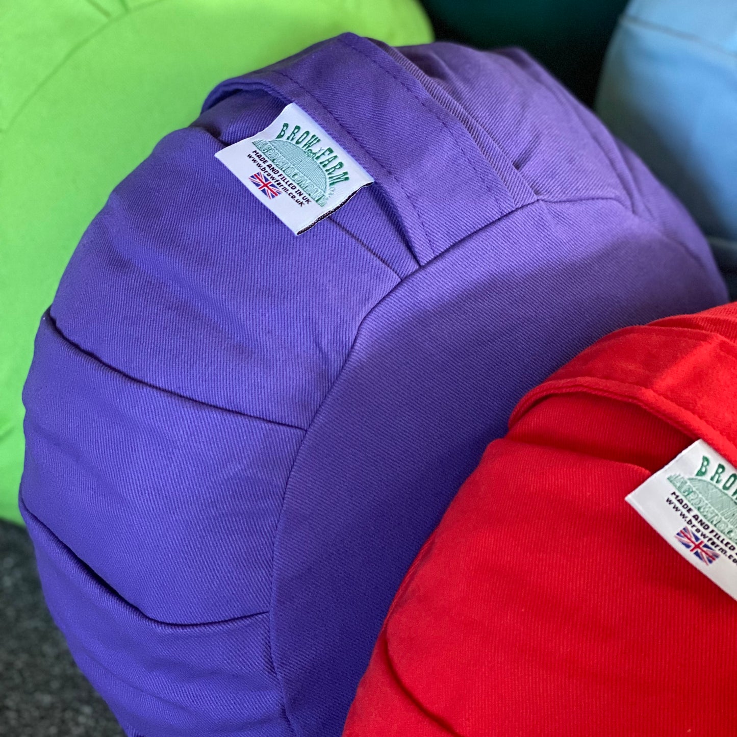 Plum Purple Round Zafu