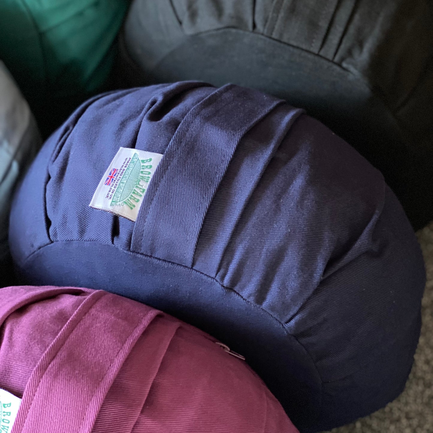 Ocean Blue Round Zafu