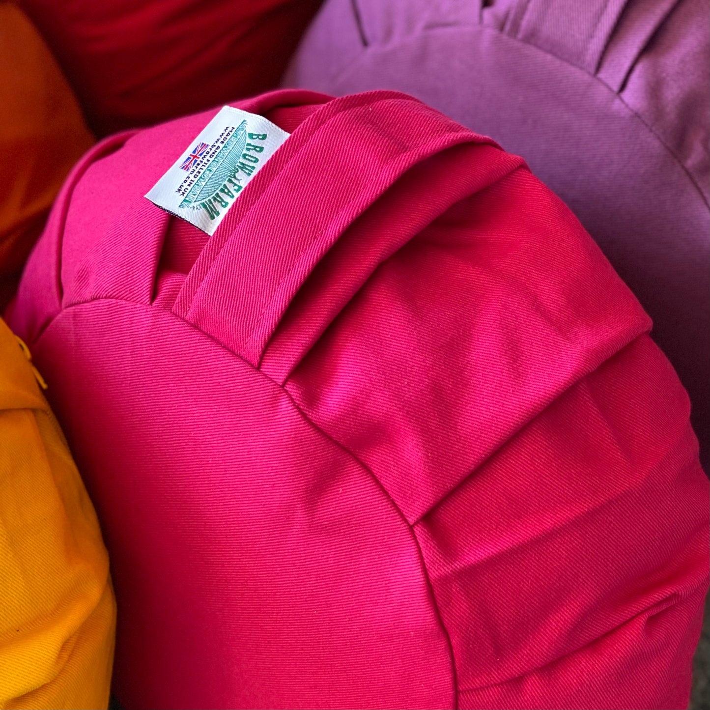 Fuchsia Pink Round Zafu