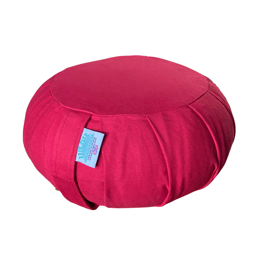 Red Rose Zafu Meditation Cusion