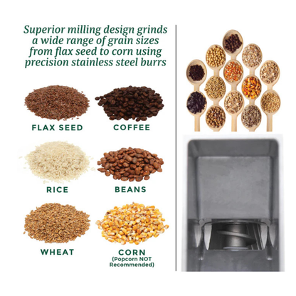 Deluxe Hand-Operated Grain Mill (VKP1024)