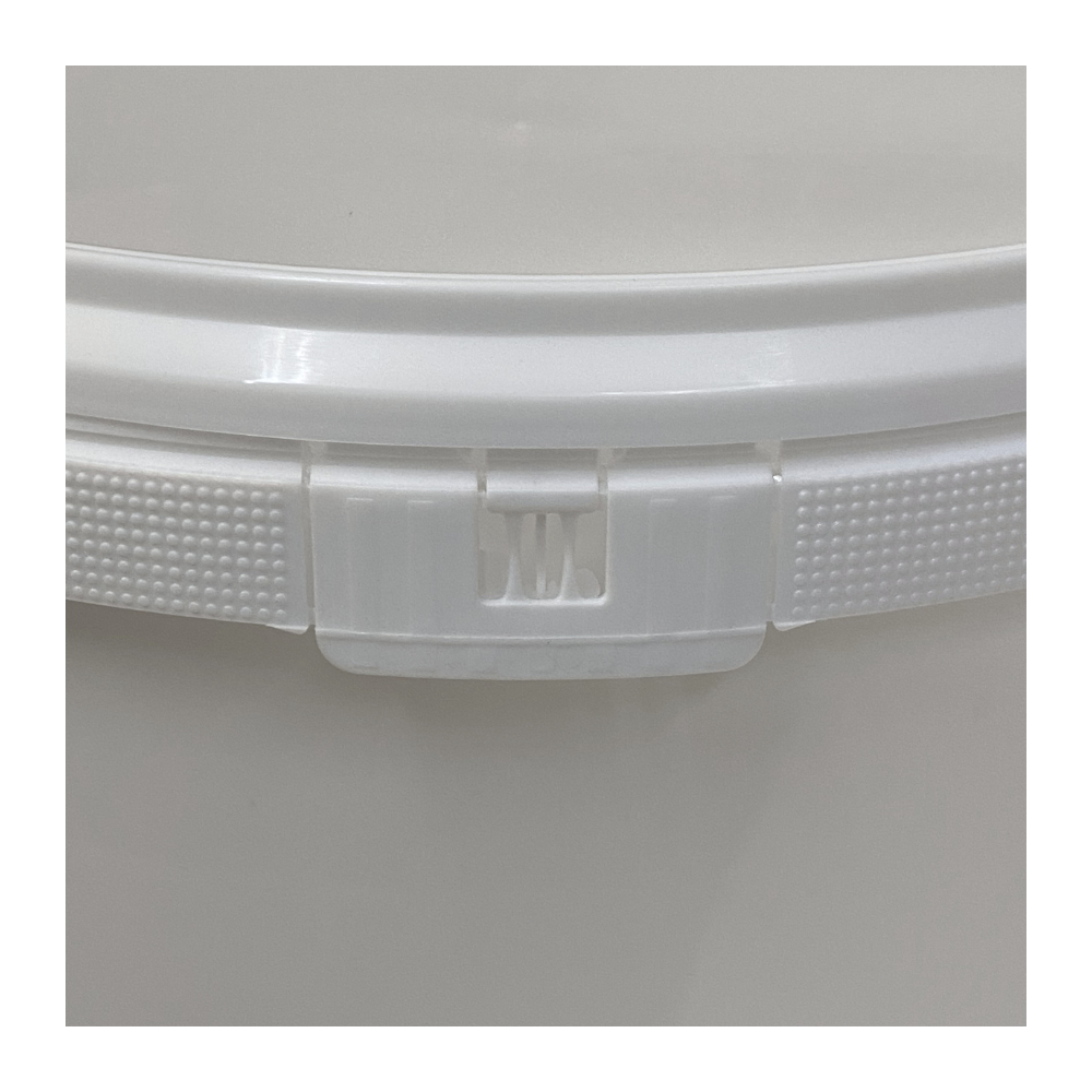 White Food Safe Bucket With Tamper Evident Lid, 10L